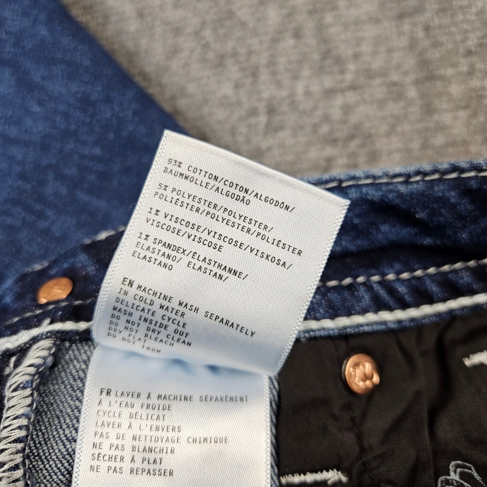 Miss Me Mid-Rise Bootcut Jeans 28x32 Dark Wash Embellished M3444B87MV NEW - Picture 11 of 11